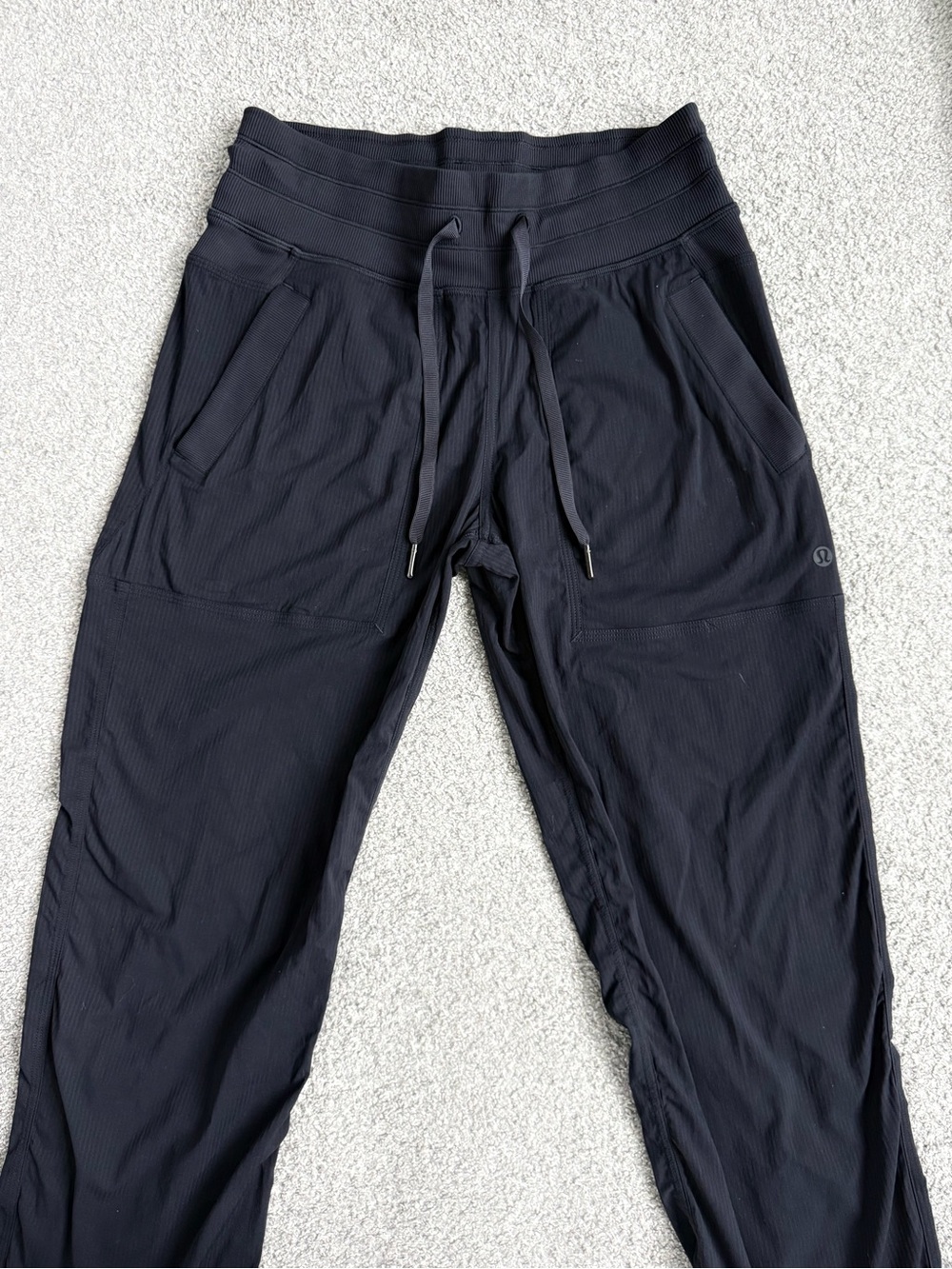 lululemon athletica dance studio pants in Black Night